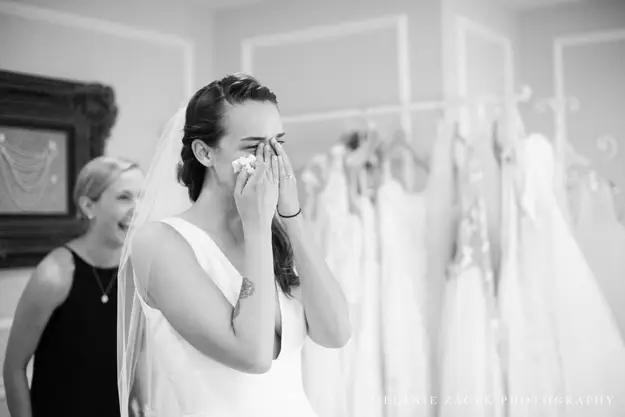 Why It&#39;s OK to Say YES on Your First Wedding Dress Shopping Trip. Mobile Image