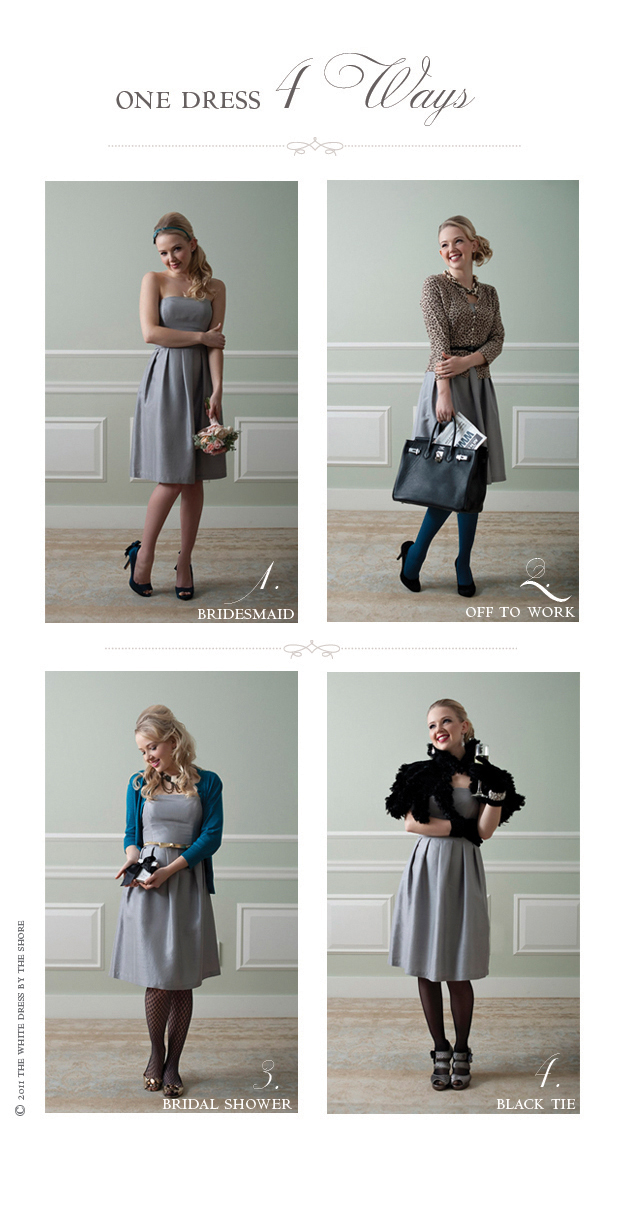 One Dress, Four Ways. Desktop Image
