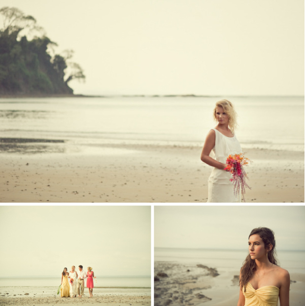 Inspiration: Costa Rican Colorful Seaside Wedding Photoshoot . Desktop Image
