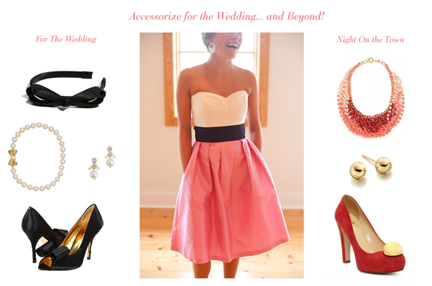 Guest Blogger: Two Looks for Coren Moore&#39;s Two Toned Bridesmaid Dress from Head over Heels with. Desktop Image