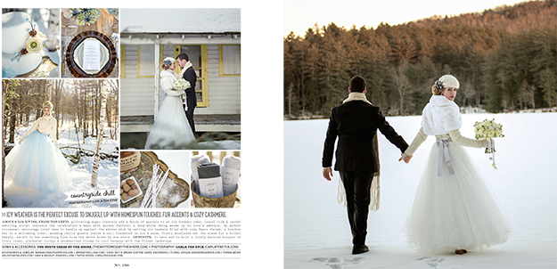 As Seen In: Vermont Vows, Winter Warmth. Desktop Image