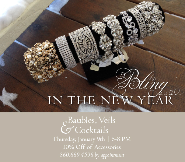 Jan 9: Baubles, Veils &amp; Cocktails- Bling in the New Year! . Desktop Image
