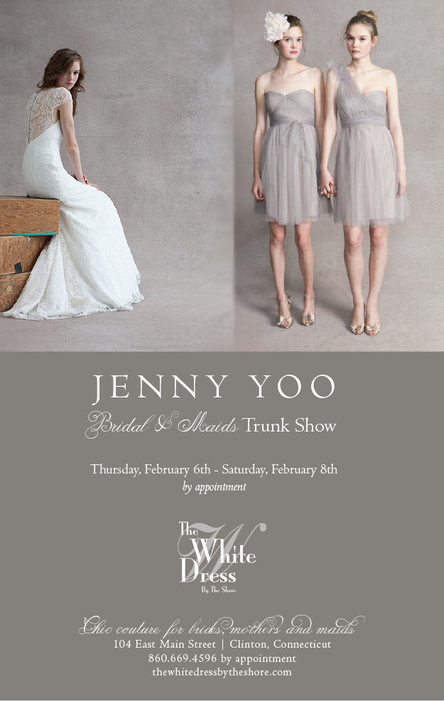 February 6-8: Jenny Yoo Bridal &amp; Maids Trunk Show. Desktop Image