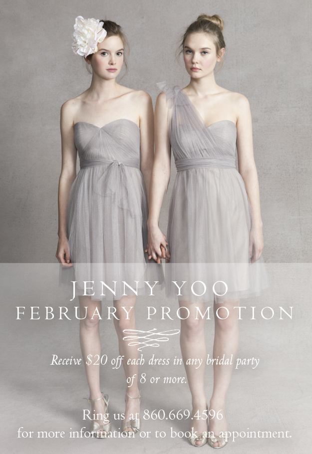 Feb 11-28: Jenny Yoo 8+ Bridesmaid Promotion. Desktop Image