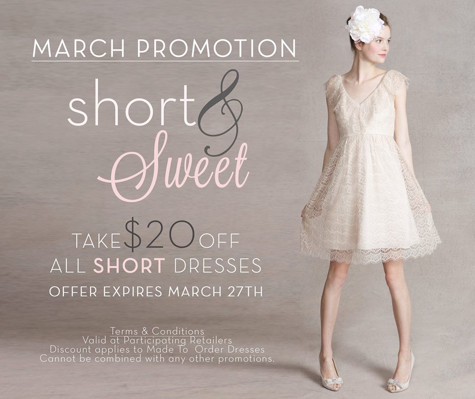 March 5-27: Jenny Yoo Short &amp; Sweet Dress Promotion!. Desktop Image