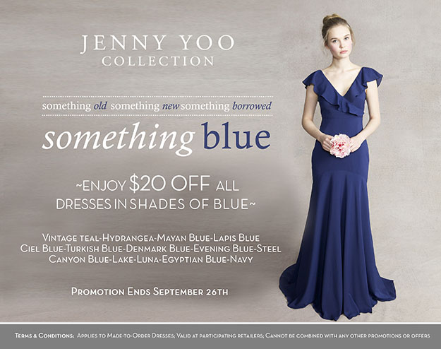 September 2 - 26: Jenny Yoo &#39;Something Blue&#39; September Promotion. Desktop Image