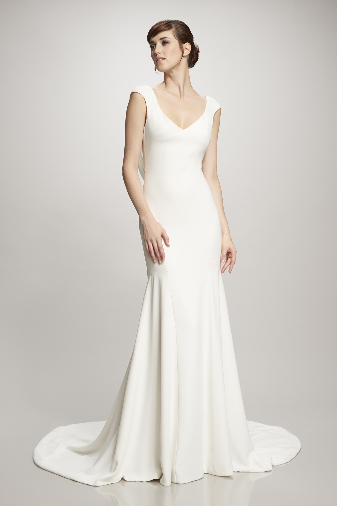 What We&#39;re Loving: Clean &amp; Simple Wedding Gown Trend. Desktop Image