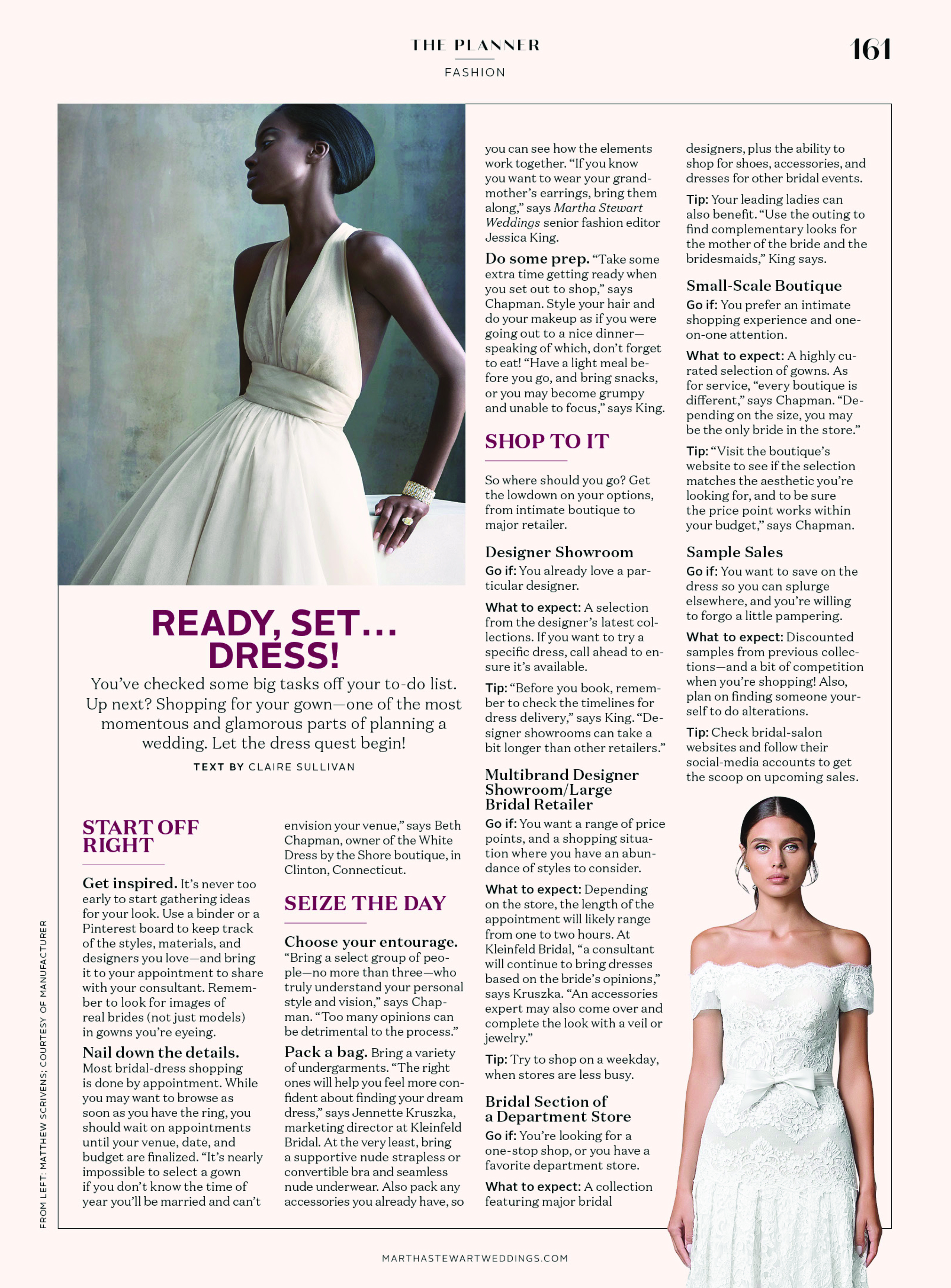 TWD owner, Beth Chapman&#39;s Tips for Wedding Gown Shopping in Martha Stewart Weddings. Desktop Image