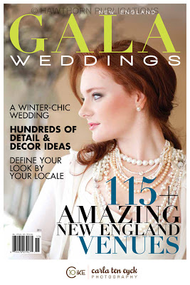 Our shoot featured on the cover of Gala Weddings Magazine!. Desktop Image