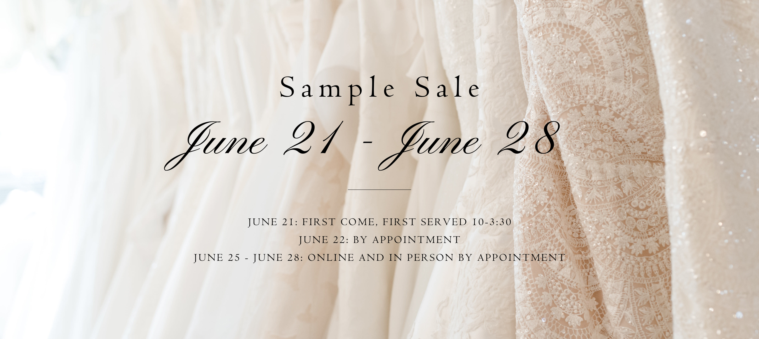 Little White Dress Sale Event at The White Dress by the shore