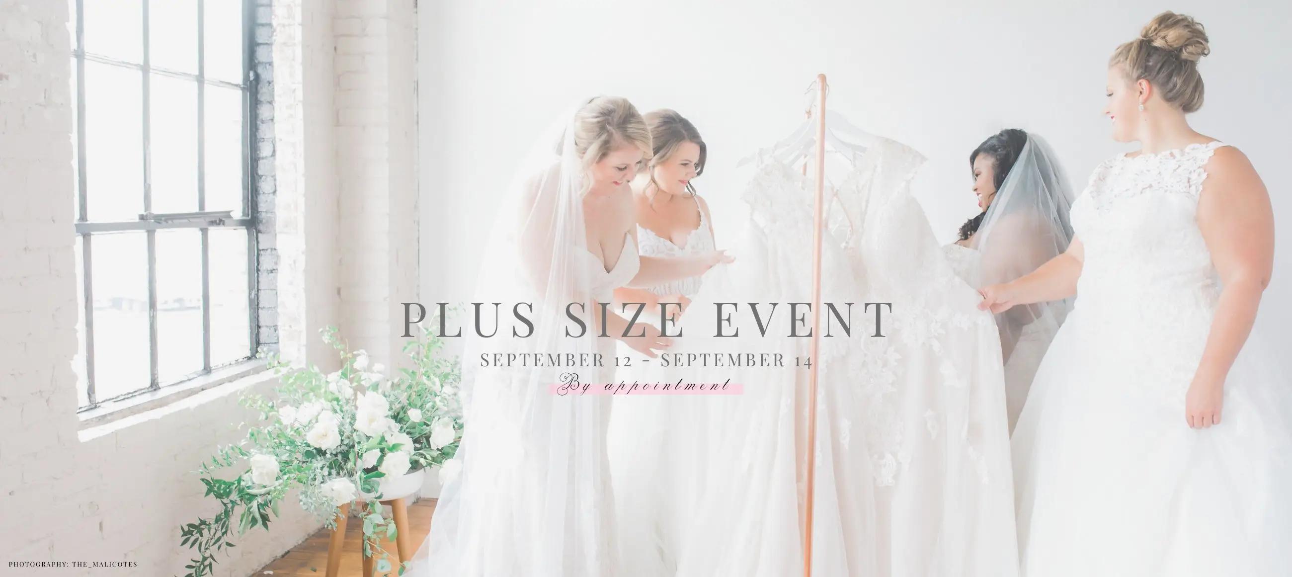 Plus Size Wedding Dress Event at White Dress by the Shore