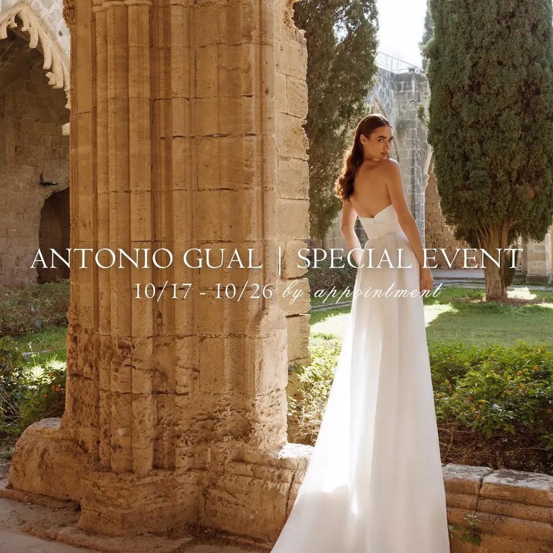 Antonio Gual Bridal Trunk Show at The White Dress by the Shore