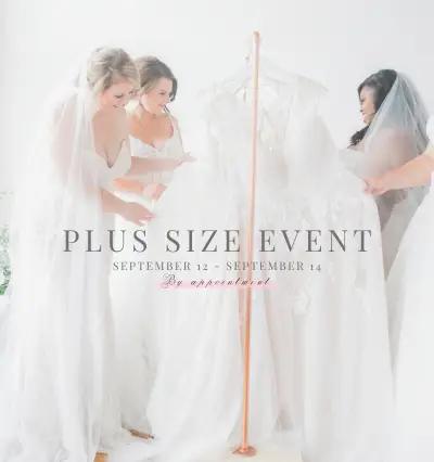 Plus Size Wedding Dress Event at White Dress by the Shore